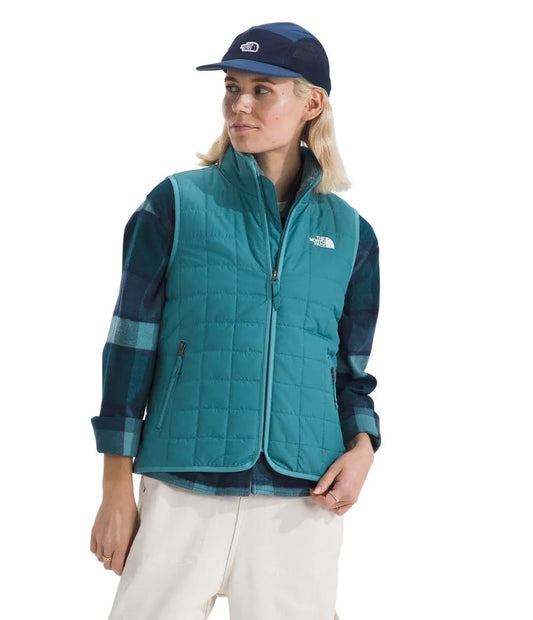 THE NORTH FACE Womens Junction Insulated Vest Algae Blue X-Small