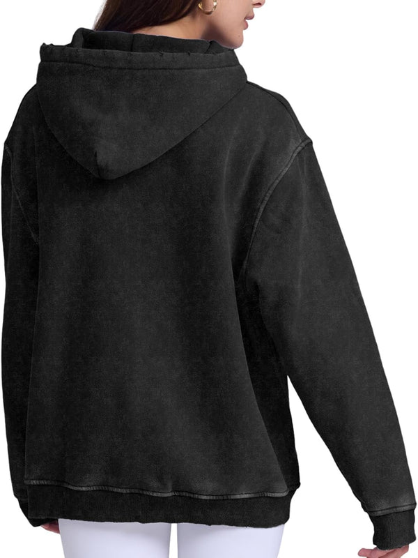 Cozy Oversized Acid Wash Hoodie